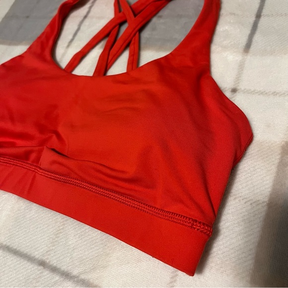✨SOLD✨Lululemon Red Energy Bra Size 8 - Picture 2 of 5
